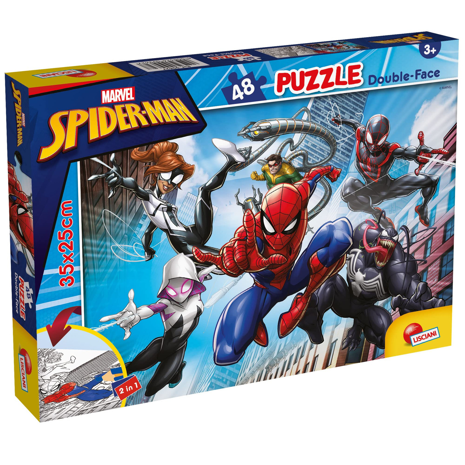 MARVEL PUZZLE DF M-PLUS 48 ЧЕЛОВЕК-ПАУК