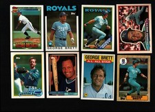 George Brett 1986 1987 1988 1989 1990 1991 1992 Topps Baseball Cards