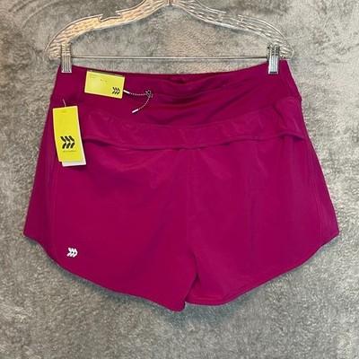All in Motion Women Mid Rise Lined Activewear Shorts M UPF Quick Dry Wick NWT