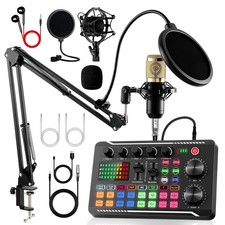 ALSO GO Podcast Equipment Bundle, Podcast Equipment with BM-800 Microphone Go...