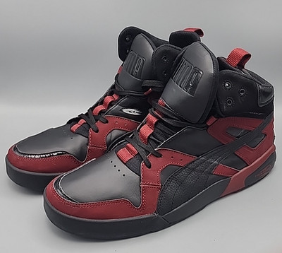 Puma FTR Trinomic Slipstream Black Maroon Mens 10.5 Sneakers 356332-01