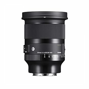 Used  Sigma Lens 20mm F1.4 DG DN Sony E mount Prime Wide Angle Full Size Mirrorl