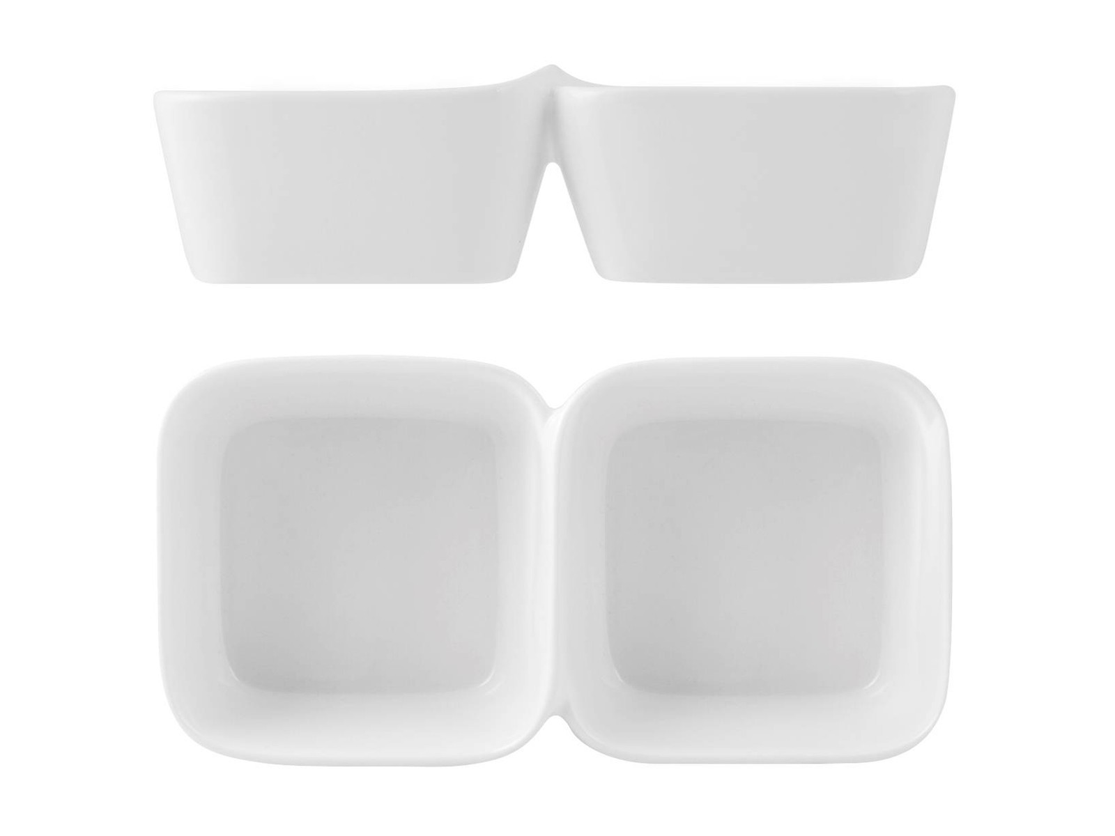 Porcelain Appetizer Plate, 21X11 Cm, White H&H