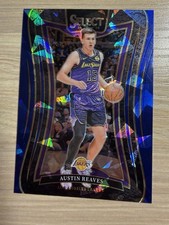 2024-25 Panini Select - Concourse Austin Reaves #320 Blue Cracked Ice Prizm