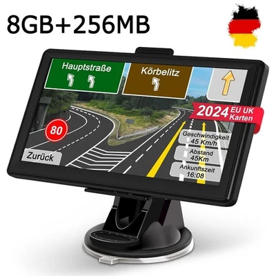 7" Zoll GPS Navi Navigation Für Auto LKW PKW Navigationsgerät 8GB+256MB DE DE - Bild 1 von 4
