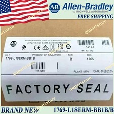 New in Box AB 1769-L18ERM-BB1B/B CompactLogix 0.5MB Controller Motion Free Ship