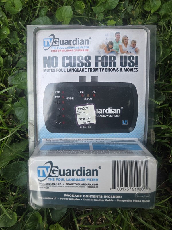 TVGuardian Mute Profanity Foul Language Filter TV Guardian Model LT  open box