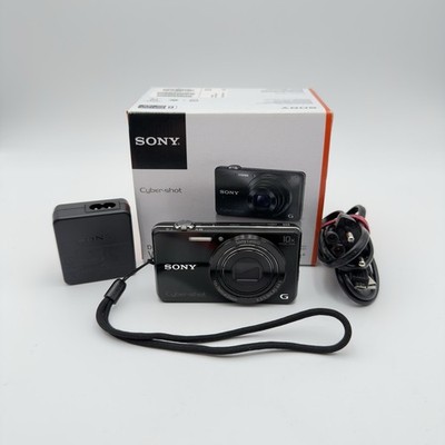 Sony Cyber-shot DSC-WX220 Schwarz OVP - Kompakte Digitalkamera - Schöner Zustand