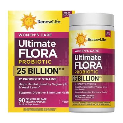 Renew Life Ultimate Flora Women's Care Probiotic 25 Billion CFU 90 ct. EXP-08/27