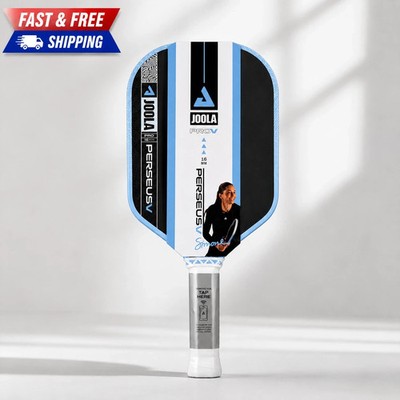 JOOLA Perseus Pro V Pickleball Paddle 16mm, Simone Jardim Breeze Blue Carbon Pro