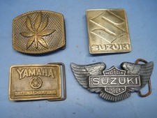 Vintage 70s Motorcycle belt buckles  1 Pot NOS Sold each