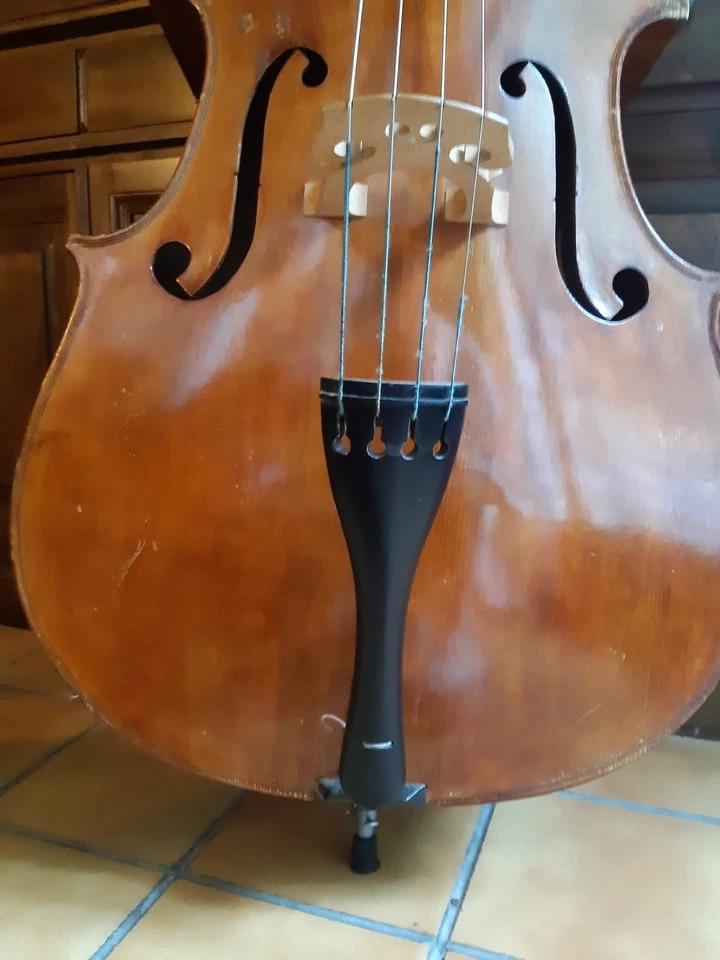Contrabbasso 3/4 piccolo di liuteria Guerrini usato - Immagine 2 di 4