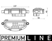 1X Mahle Abr 158 000P Regler InnenraumgebläSe FüR Mercedes-Benz