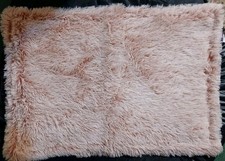 Small Pet Self-Warming Mat Cozy, Plush Self-Heating Pink Thermal Pad 33x23"/NEW