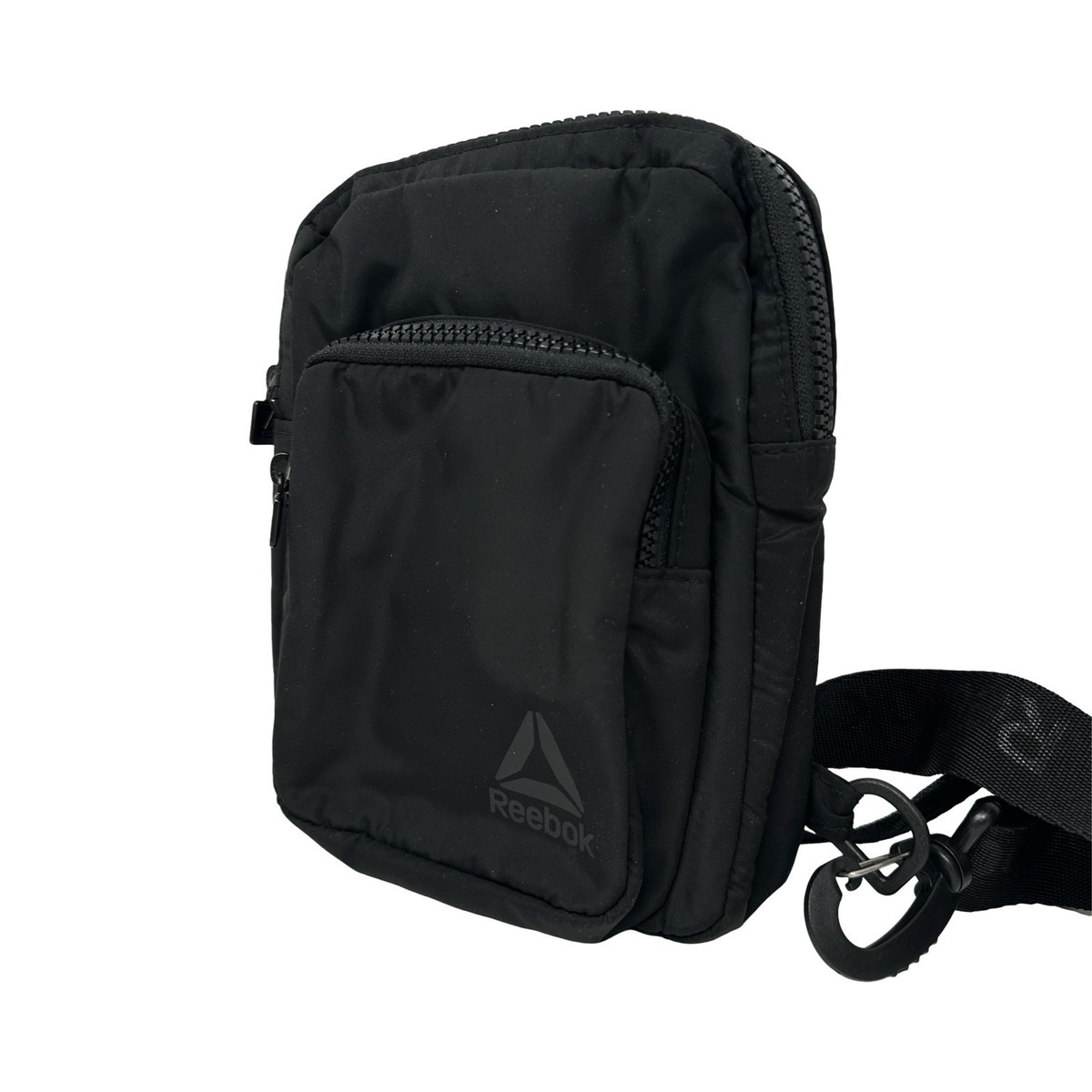 Reebok NSZ Grove Crossbody Mini Sling Bag Nylon Black Adjustable