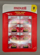 Maxell Mini DV 60 Min Digital Video Cassette Tapes 8 Pack NEW Sealed Camcorder