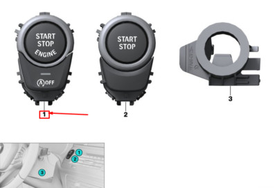 NEU BMW X3 M F97 START/STOP ZÜNDSCHLOSS 61318074017