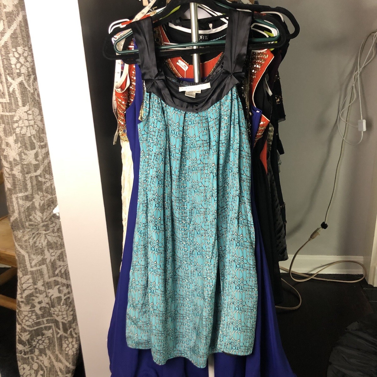 elegant silver dress Mirel Prentice SILVER SPARKLING OPEN BACK GOWN