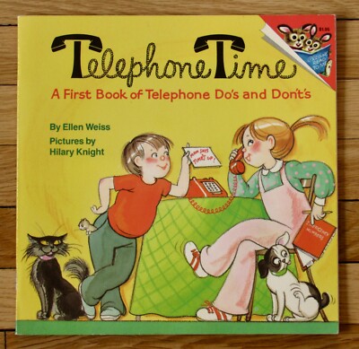 TELEPHONE TIME Ellen Weiss & Hilary Knight 1986 Random House PB EXC L1