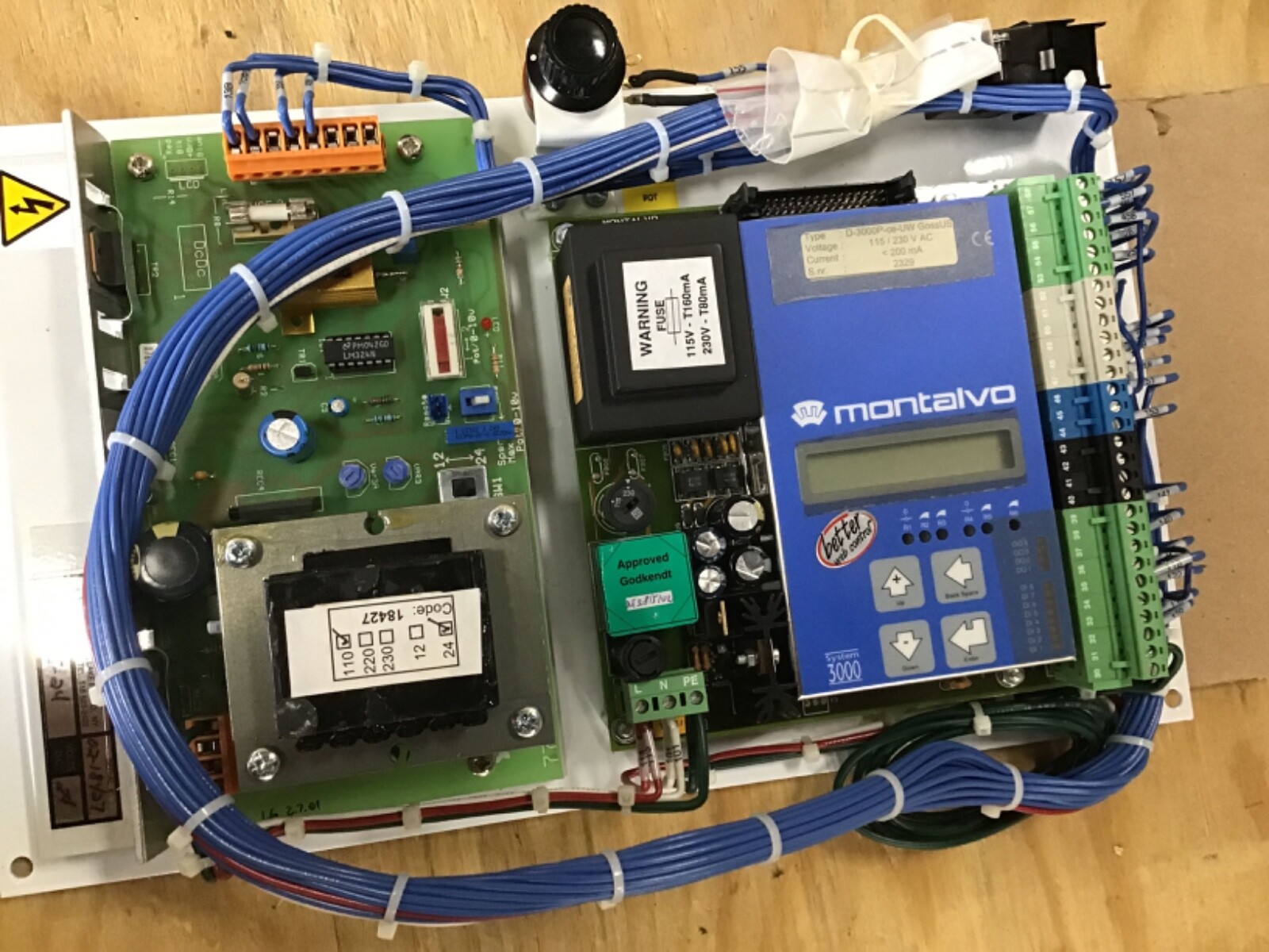 NEW MONTALVO SYSTEM 3000 D-3000P-ce-UW 115/230VAC GOSS Tension Controller  120VAC | eBay