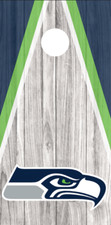 Seattle Seahawks 2PCS Cornhole Board Wraps Decals Vinyl Sticker