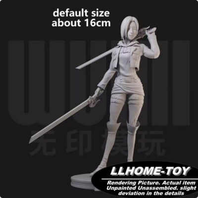 Anime Annie Leonhart Swords Resin 3D Print GK Figure DIY Model Unpainted