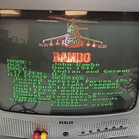 Rambo NES Authentic 1986 Tested And Working With Sleeve Original OWNER 