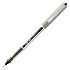 60546 Uni-Ball Vision Rollerball Pen, Fine Point 0.7mm, Black Ink, Pack of 1