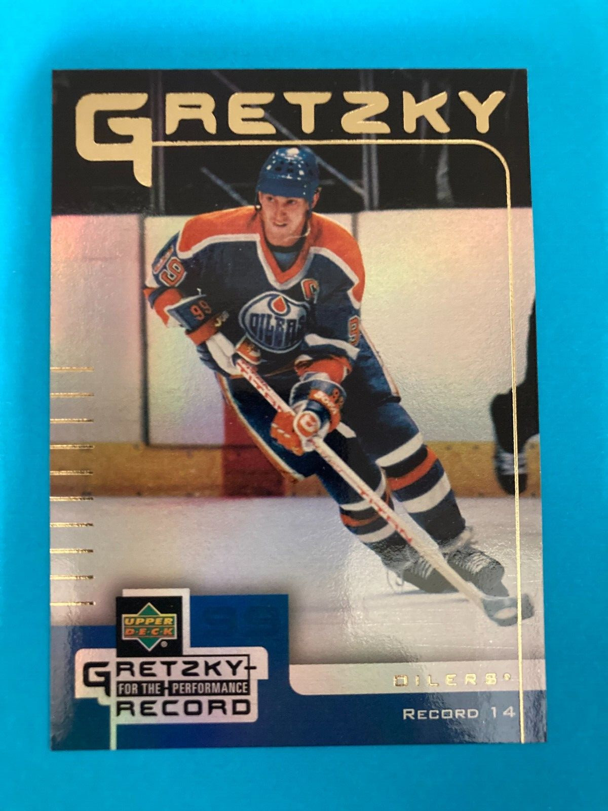1999-00 Upper Deck McDonald's Wayne Gretzky Performance for the record #14