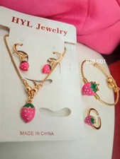 Birthday Love Gift Surprise Necklace Earrings kids girls women Toddlers