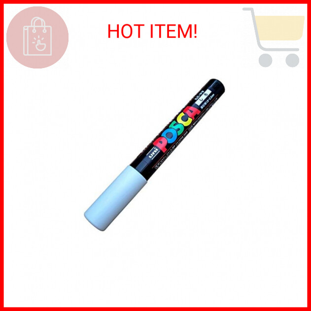 Uni Posca White Posca Water Based, Non Toxic Paint Pen Marker For