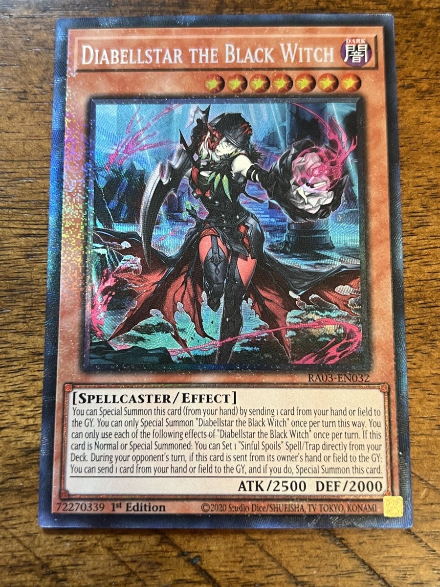 Yu-Gi-Oh! Diabellstar the Black Witch PRISMATIC COLLECTORS RARE