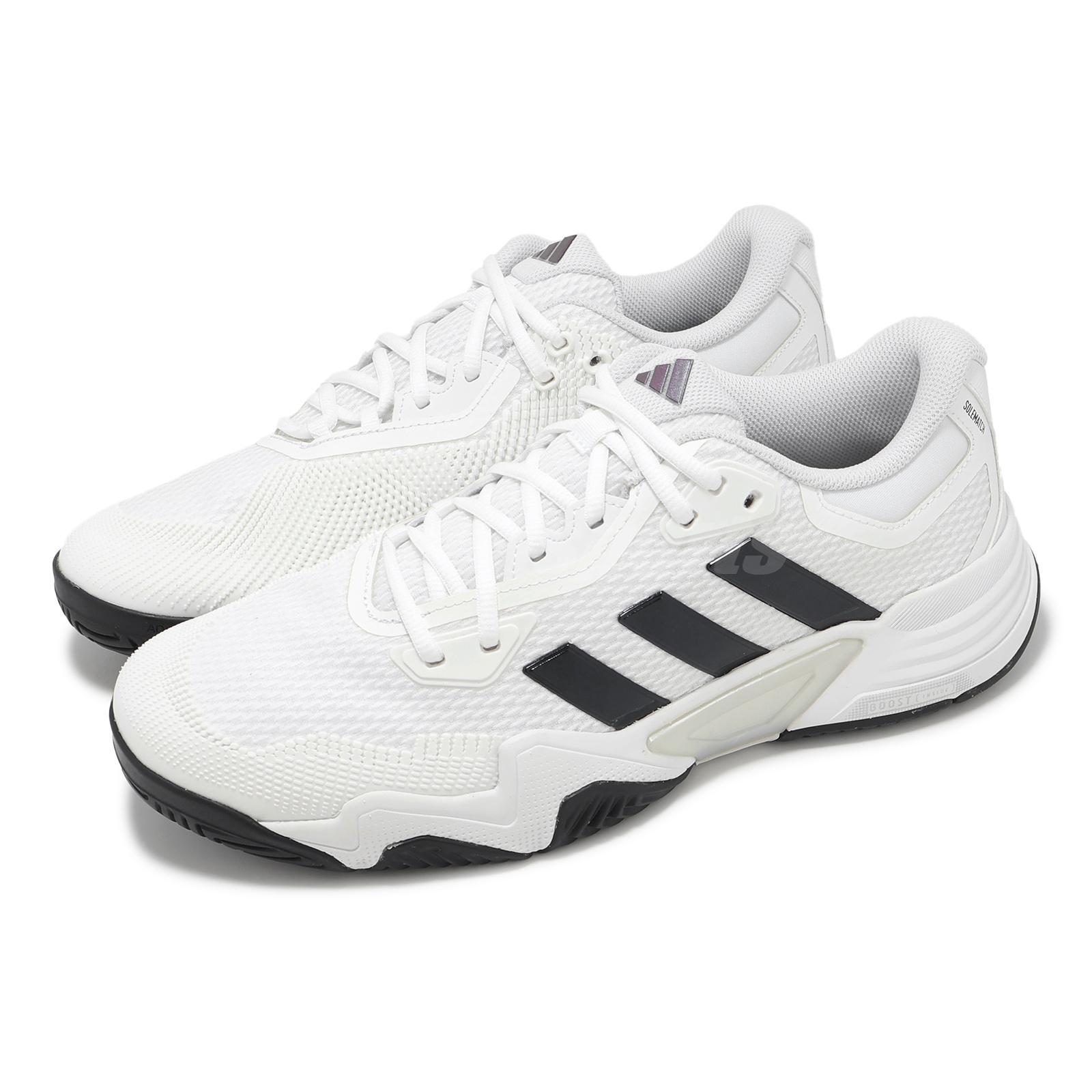 adidas Solematch Control 2 M White Black Silver Metallic Men Tennis Shoes IF9110