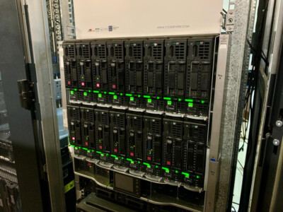 HPE C7000 G3 Platinum BladeSystem 16 Gen10 Nodes 640 GOLD CPU Cores NVME 2TB RAM