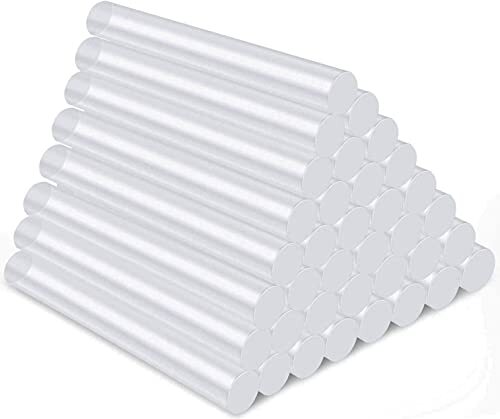 Sourcing Map Lot De 20 Bâtons De Colle Chaude Pour Pistolet à Colle 11 Mm Mini Bâton De Colle à Chaud Rouge