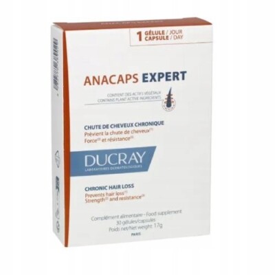 DUCRAY ANACAPS EXPERT STARKE GESUNDE HAAR HAUT NÄGEL 30 KAPSELN