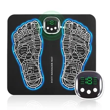 Portable Foot Massager Mat for Pain Relief & Muscle Relaxation, 8 Modes/19 Level