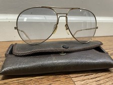 Vintage Aviator Frame Glasses w/ Non Prescription Lenses NL