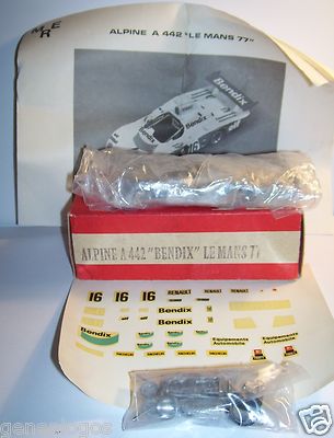 MRE Model Kits 1/43 Scale White metal MRE003 Alpine A442 Bendix Le Mans | Australia