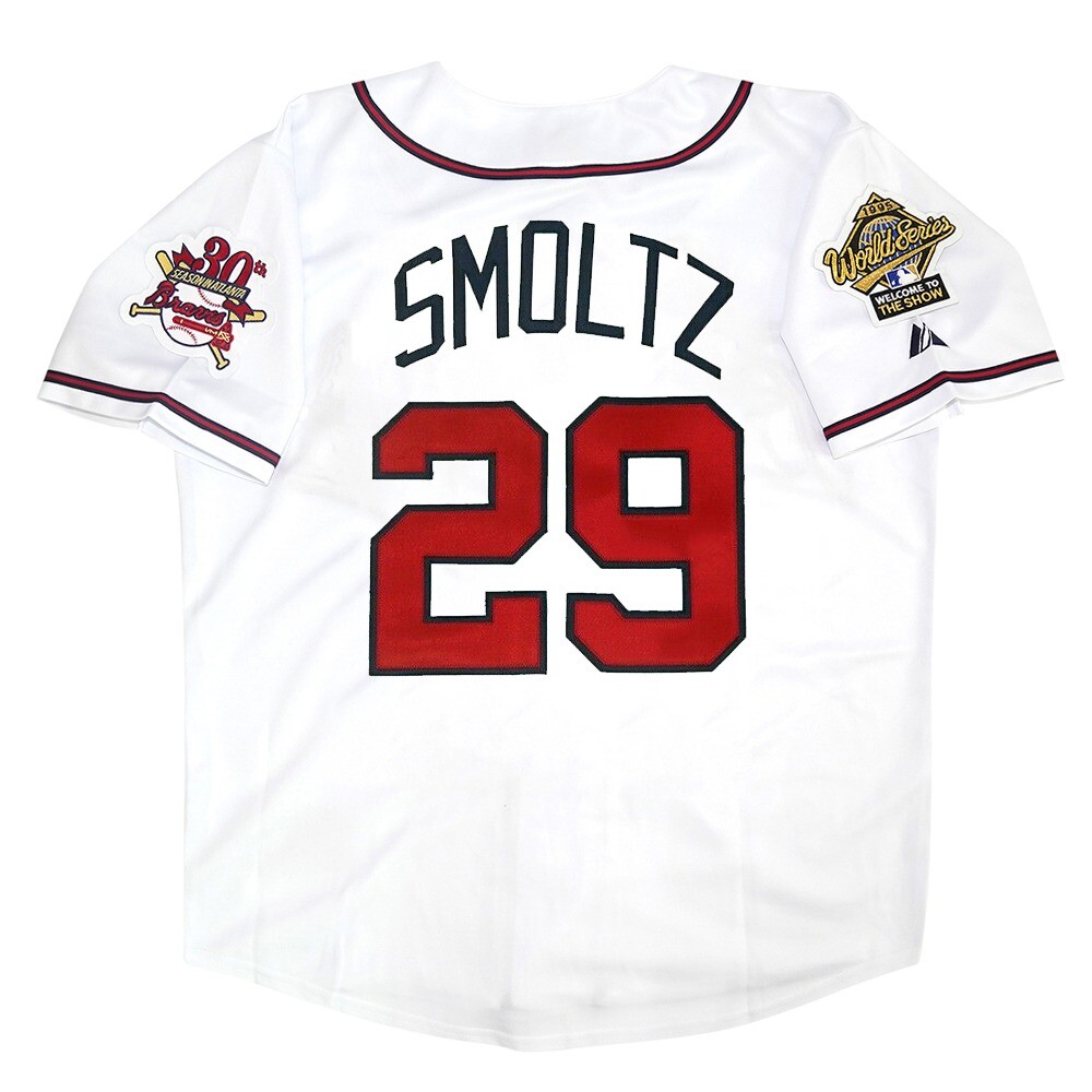 Andruw Jones Atlanta Braves 1999 World Series Replica Jersey - Men's Sizes S To 3XL, Official Majestic
