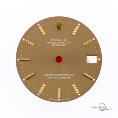 Original Rolex Midsize Datejust 68273,68278 Brown Stick Dial 2/T #B80