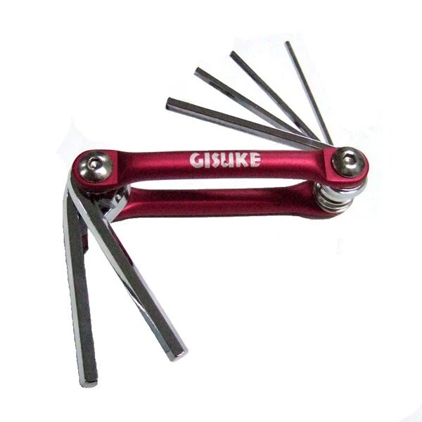 GISUKE Folding Hex Wrench 6-piece Set 2/2.5/3/4/5/6mm Mirror Polish - Image 4 of 4