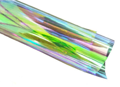 Folie Regenbogen Transparent glanz Klebefolie Klebefolie Möbelfolie Fensterfolie