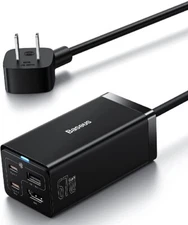 USB C Charger 67W, Baseus GaN5 4-in-1 Hub USB C Charging Station for Office/Home