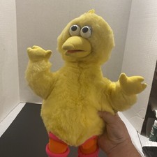 Vintage Sesame Street Talking Big Bird Plush Playskool 22" Tested Works Great KN