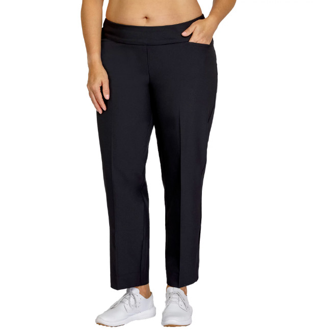 Женские брюки-гольф с завязками на щиколотках, Черные, 14