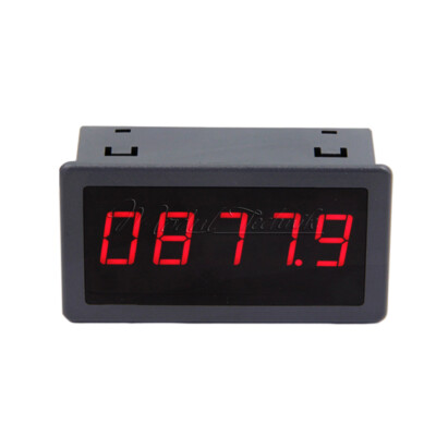 DC5V/12V/24V 5166FR Frequency Meter 5-Digit Red Tachometer Switch Speed Counter