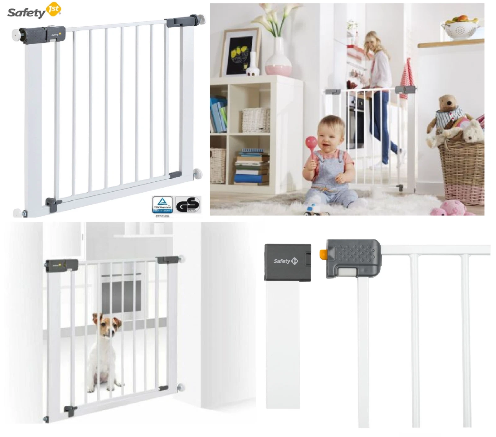 Safety 1st Door Gate *Quick Close+* Baby Mesh Stair Gate 73-80 cm NEW