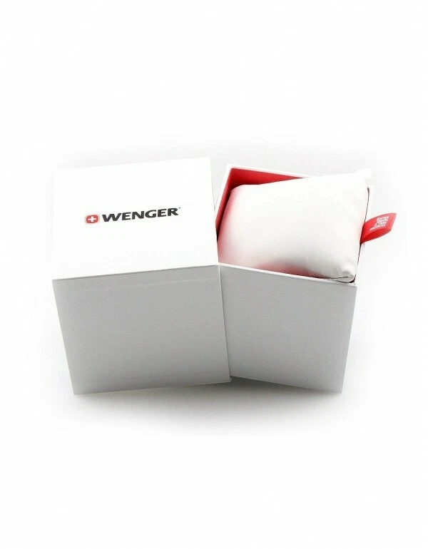 Reloj para hombre Wenger Swiss Made cuarzo correa de silicona 43 mm 10 ATM 01.1441.123 Foto 2 de 2