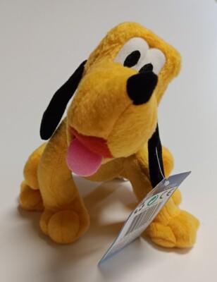 Disney Just Play Mickey Mouse Clubhouse Pluto Yellow Dog Stuffed Plush Doll 9''